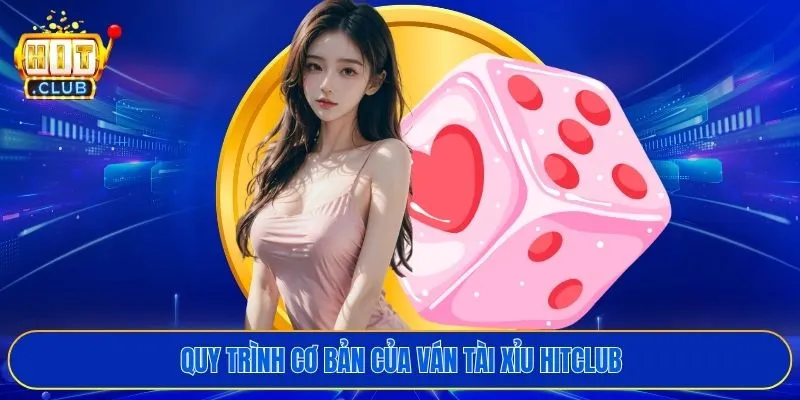 Quy trình cơ bản của ván tài xỉu HITCLUB